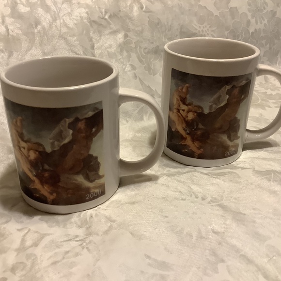 2 Angel mugs coffee tea  cups - Picture 3 of 7